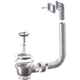 Piletta Minibasket Lavello Inox + Troppo Pieno 2 Pz